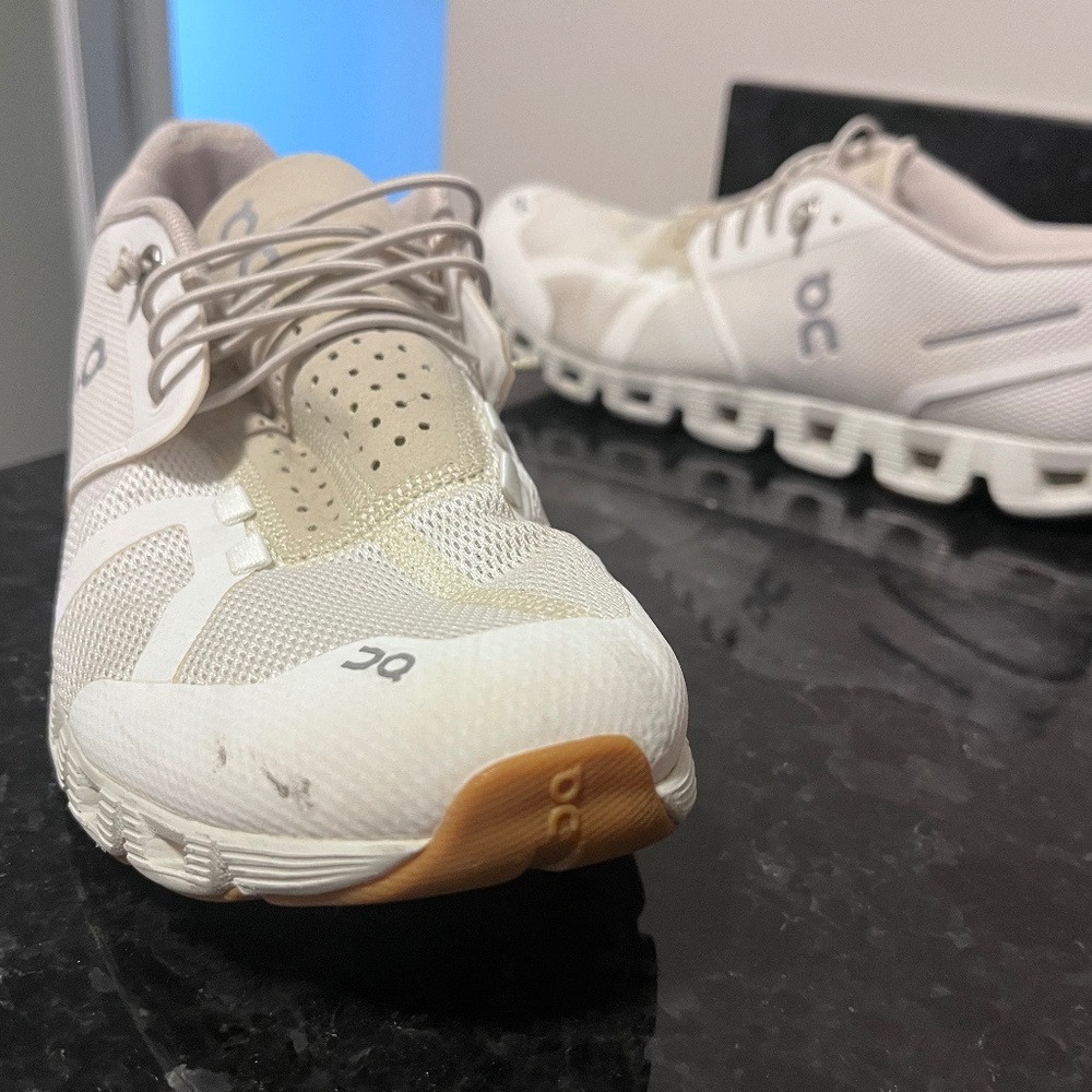 on cloud sneakers